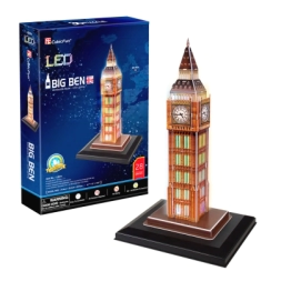 CUBIC FUN ROMPECABEZAS 3D CON LED BIG BEN (28 PZAS)