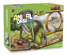 PISTA DE AUTOS ANIMAL ORBITAL DINO TRICERATOPS