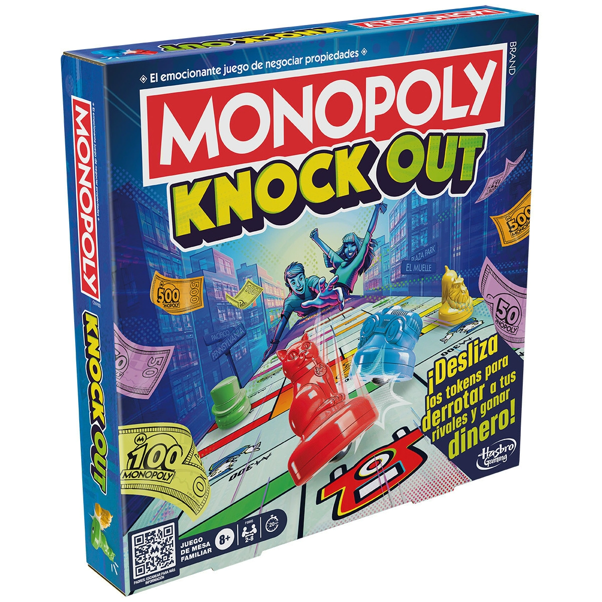 MONOPOLY KNOCK OUT HASBRO