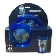 SET PLATO, BOWL Y VASO AFA