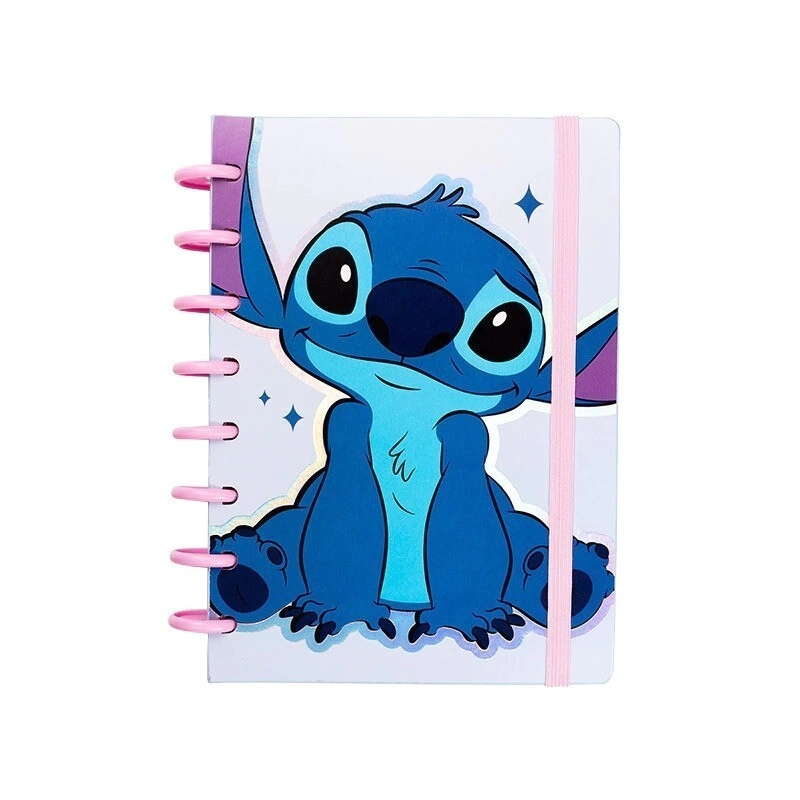 CUADERNO DE DISCOS MOOVING LOOP A5 STITCH.