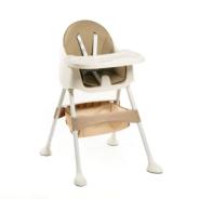 SILLA DE COMER CON BANDEJA BEIGE PRIORI