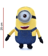 PELUCHE 25CM MINIONS 3D STUART PHI PHI TOYS