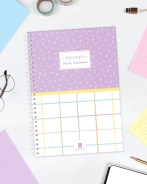 CUADERNO A4 T/D RAYADO HOJAS DE COLORES