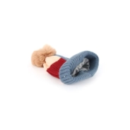 Gorro Cuadros c/pompon
