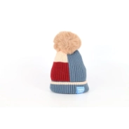 Gorro Cuadros c/pompon
