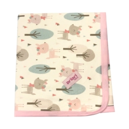 MANTA RECIBIDORA ESTAMPADA