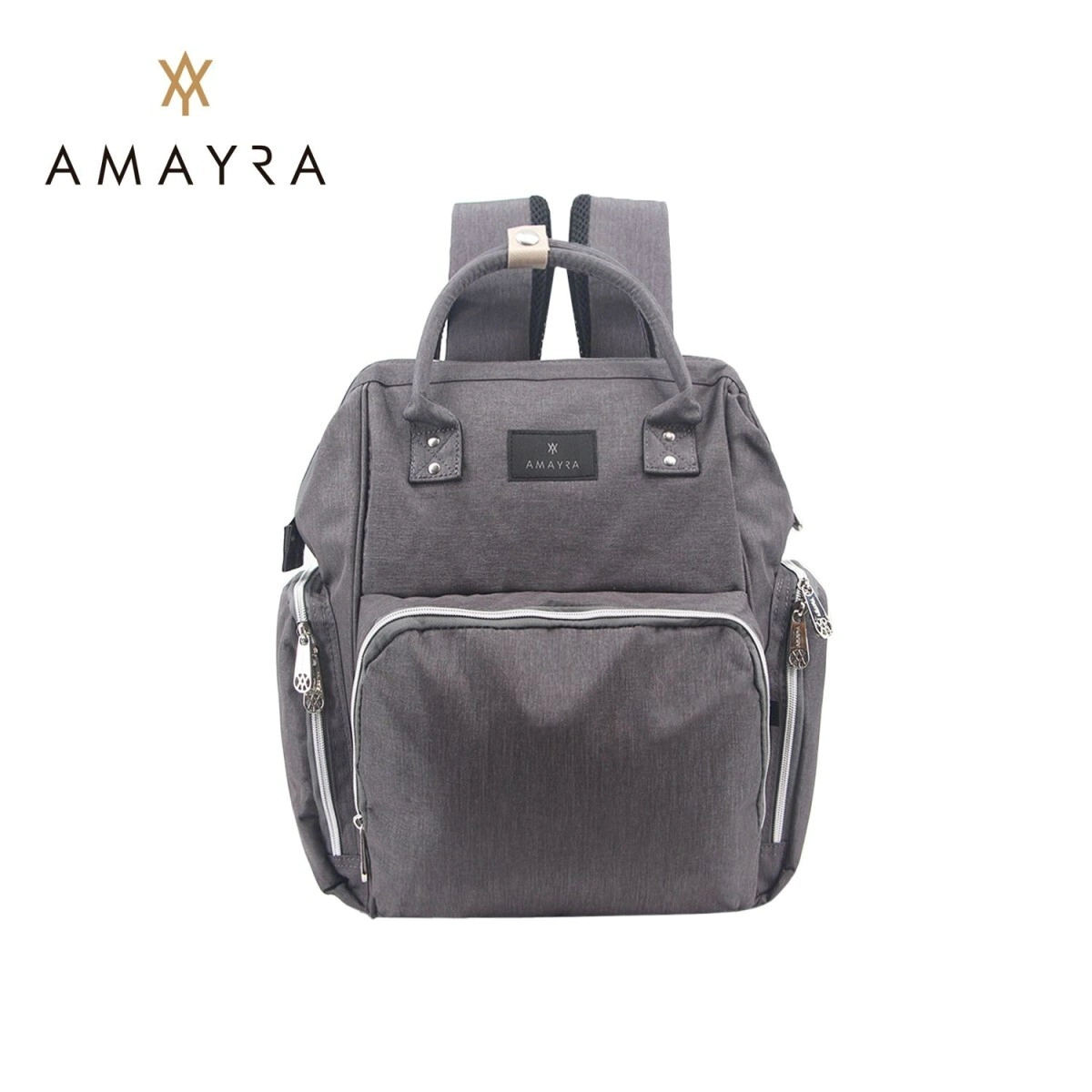MOCHILA MATERNAL AMAYRA GRIS