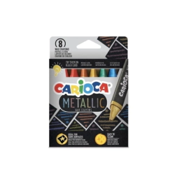 CRAYONES METALICOS X 8 CARIOCA