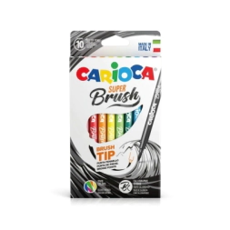 MARCADORES SUPER BRUSH x10 CARIOCA