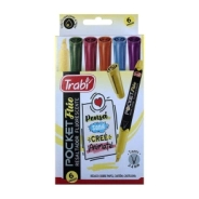 RESALTADORES POCKET FLUO SURTIDO x6 TRABI