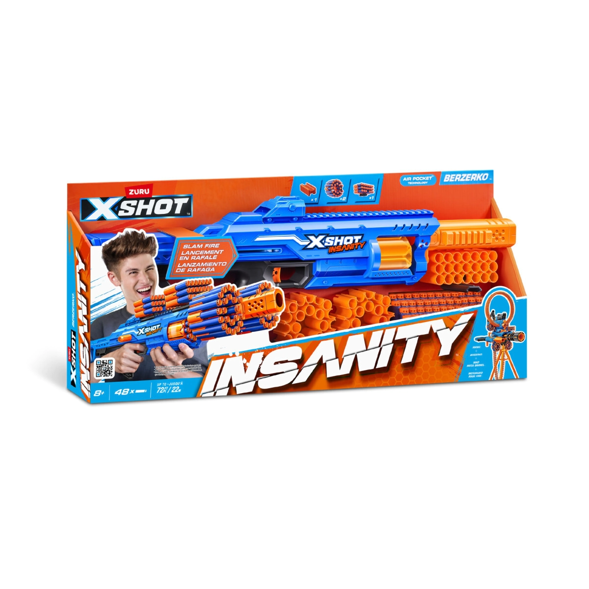 X-SHOT INSANITY BERZERKO 8 SHOT