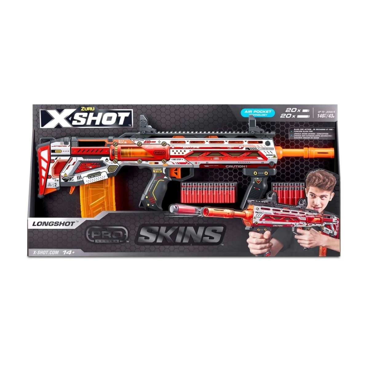X-SHOT PRO SERIES 1 SINISTER (40 DARTS)