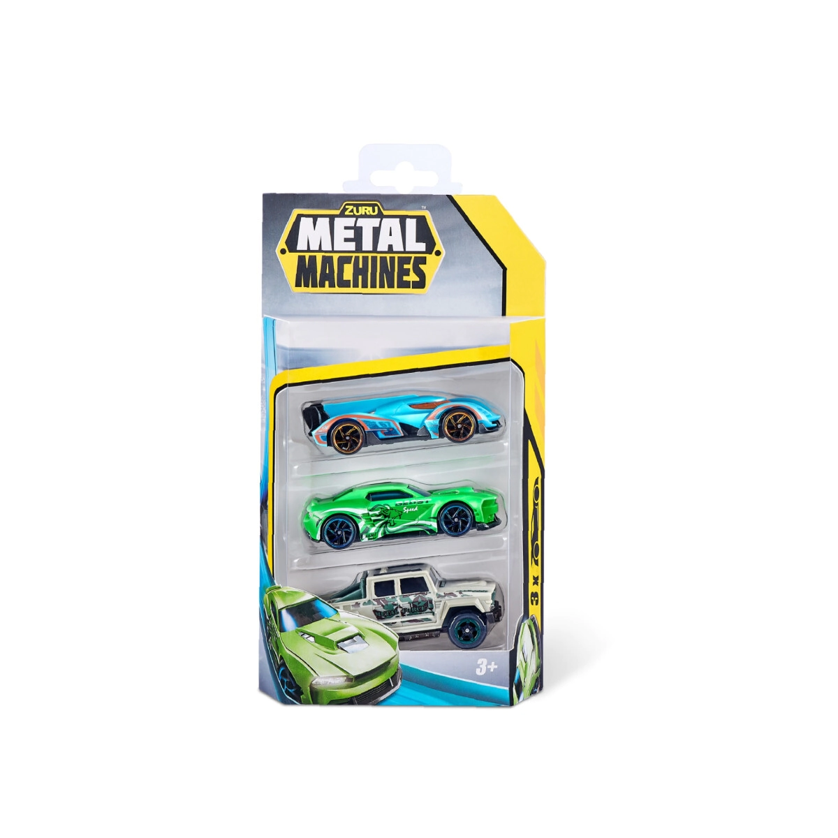AUTO PACK X3 METAL MACHINES DIE CAST MULTI PACK