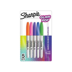 MARCADOR PERMANENTE SHARPIE GLAM POP x5