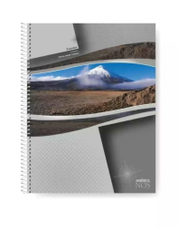 CUADERNO A4 ESPIRALADO NOS AMERICA - 80 Hjs Cuadriculado
