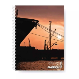 CUADERNO 16x21 ESPIRALADO T/F TERRA - 80 Hjs Cuadriculado