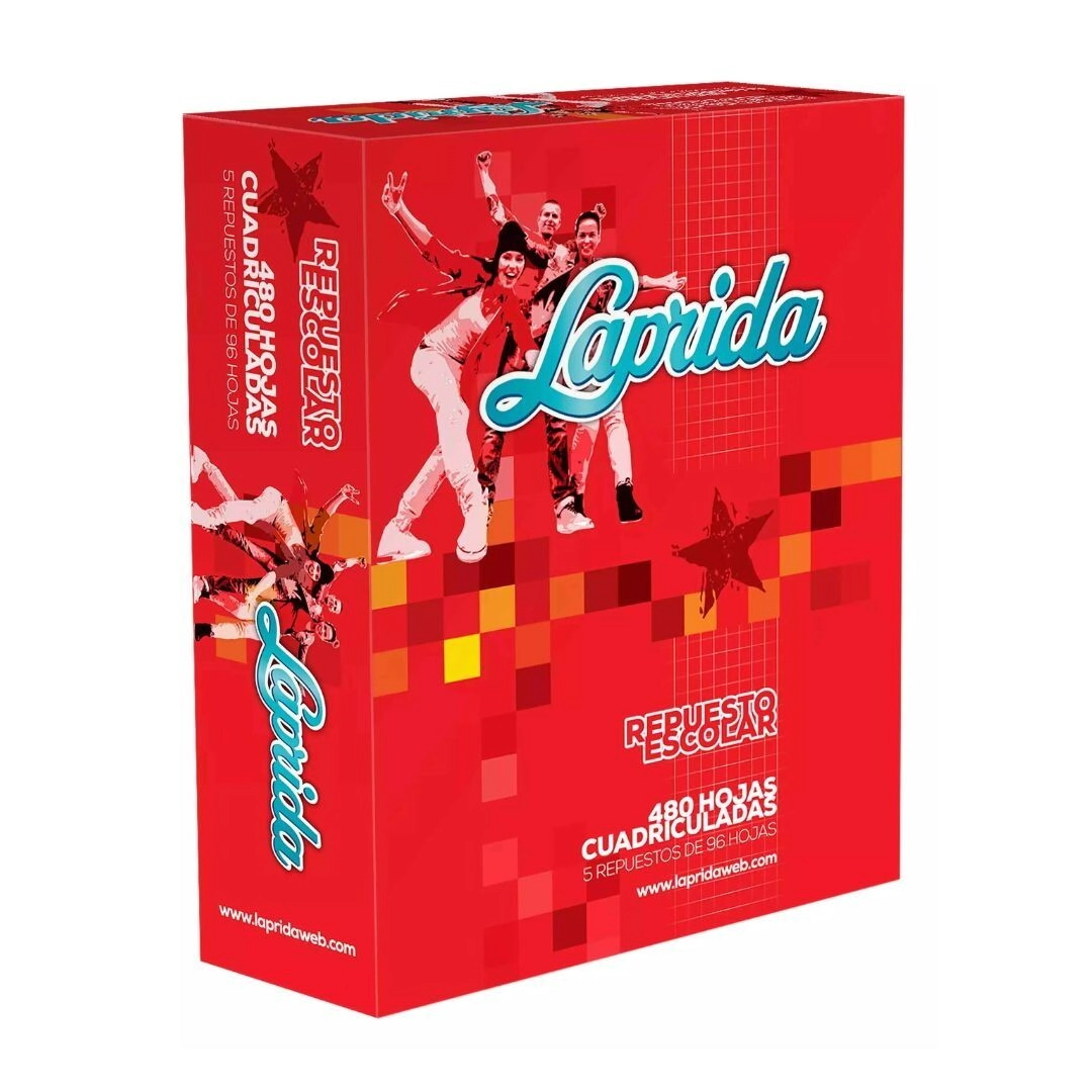 REPUESTO N� 3 LAPRIDA -480 Hjs Cuadriculado