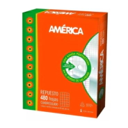 REPUESTO C/ BANDA PROTECTORA N&deg; 3 AMERICA - 480 Hjs Cuadriculado