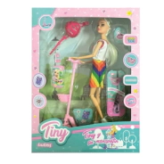 MU&Ntilde;ECA TINY MONOPATIN CON ACCESORIOS