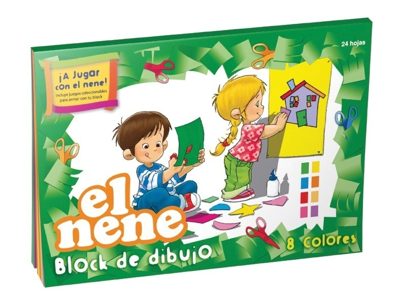 BLOCK DIBUJO EL NENE N 5 COLOR - 24 Hjs (29,8 x 22 cm)