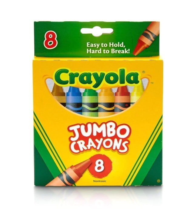 CRAYONES JUMBO x8 CRAYOLA