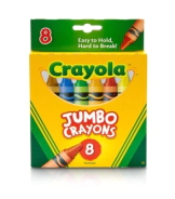CRAYONES JUMBO x8 CRAYOLA