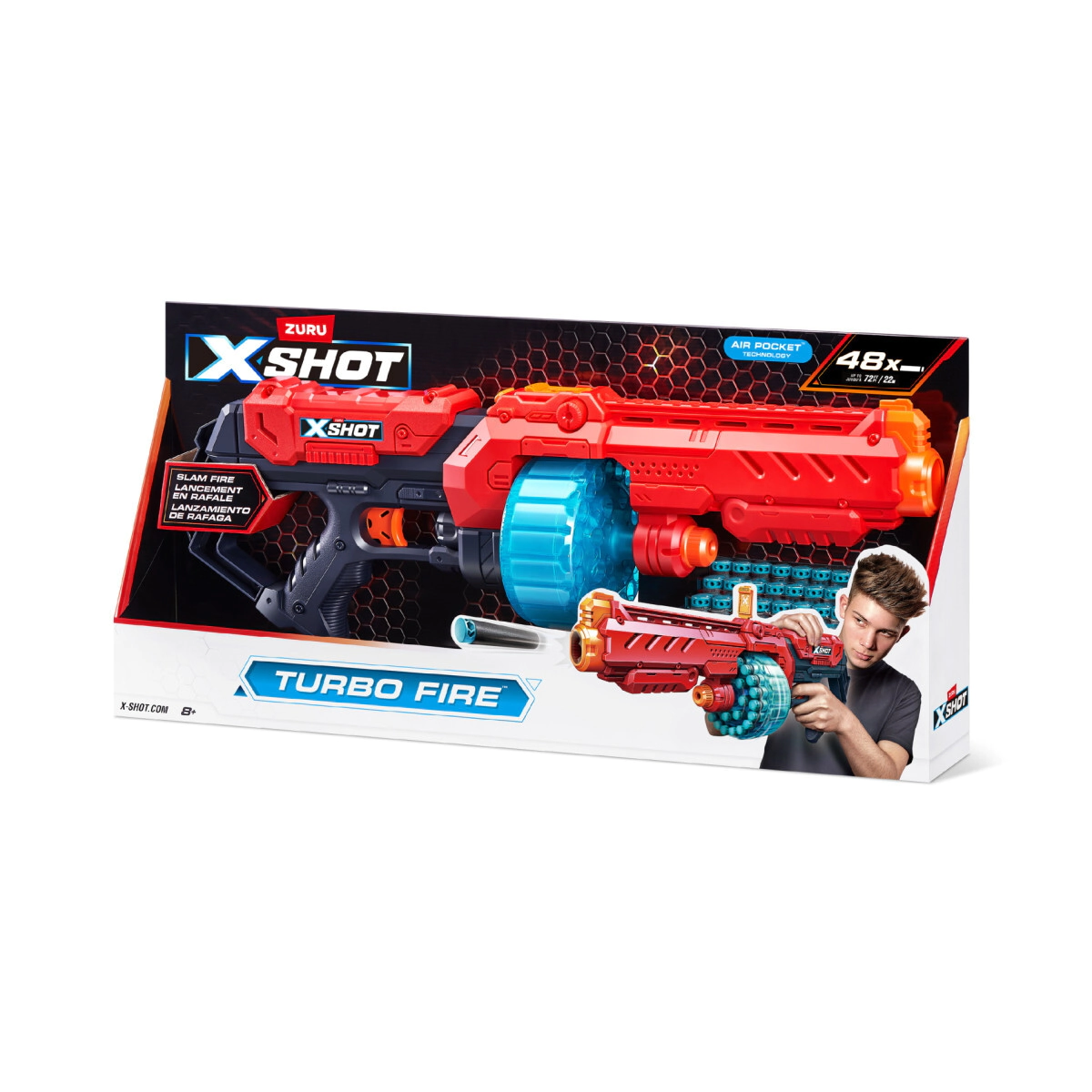 X-SHOT SKINS-MENACE (8 DARTS)