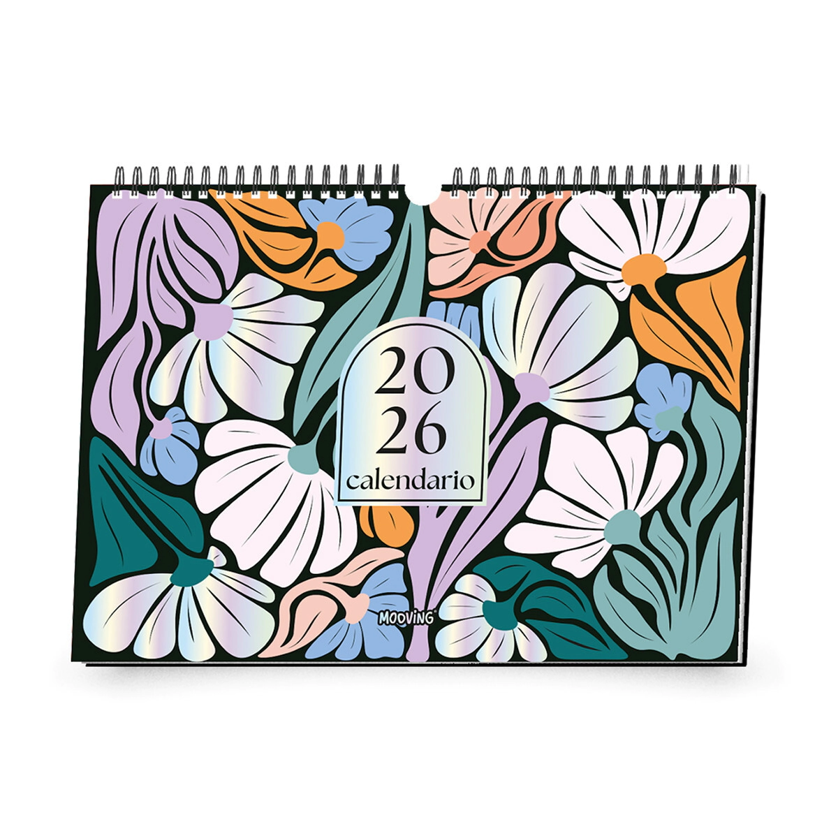CALENDARIO 2026 35x25 FLORAL MOOVING