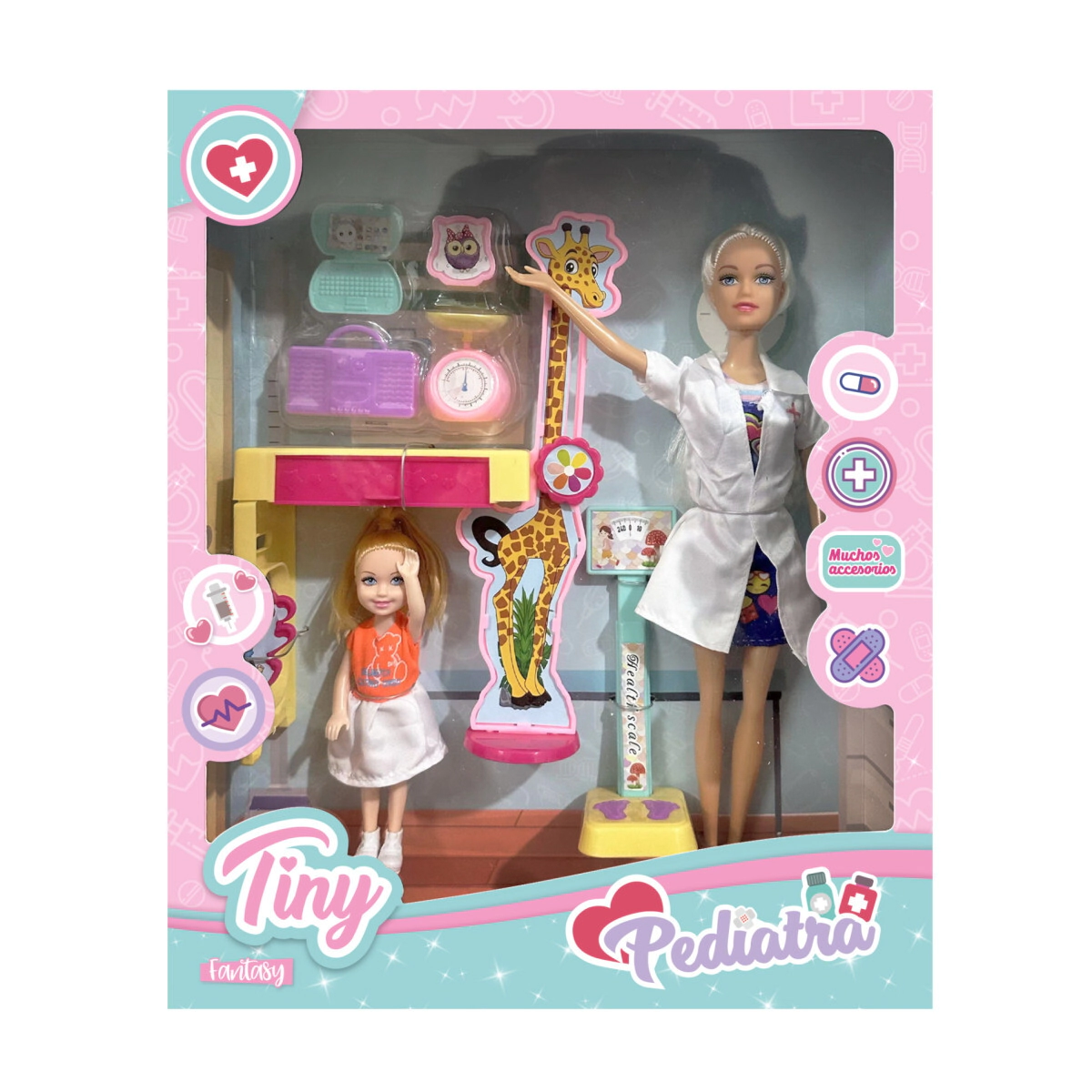 MU�ECA TINY PEDIATRA CON ACCESORIOS