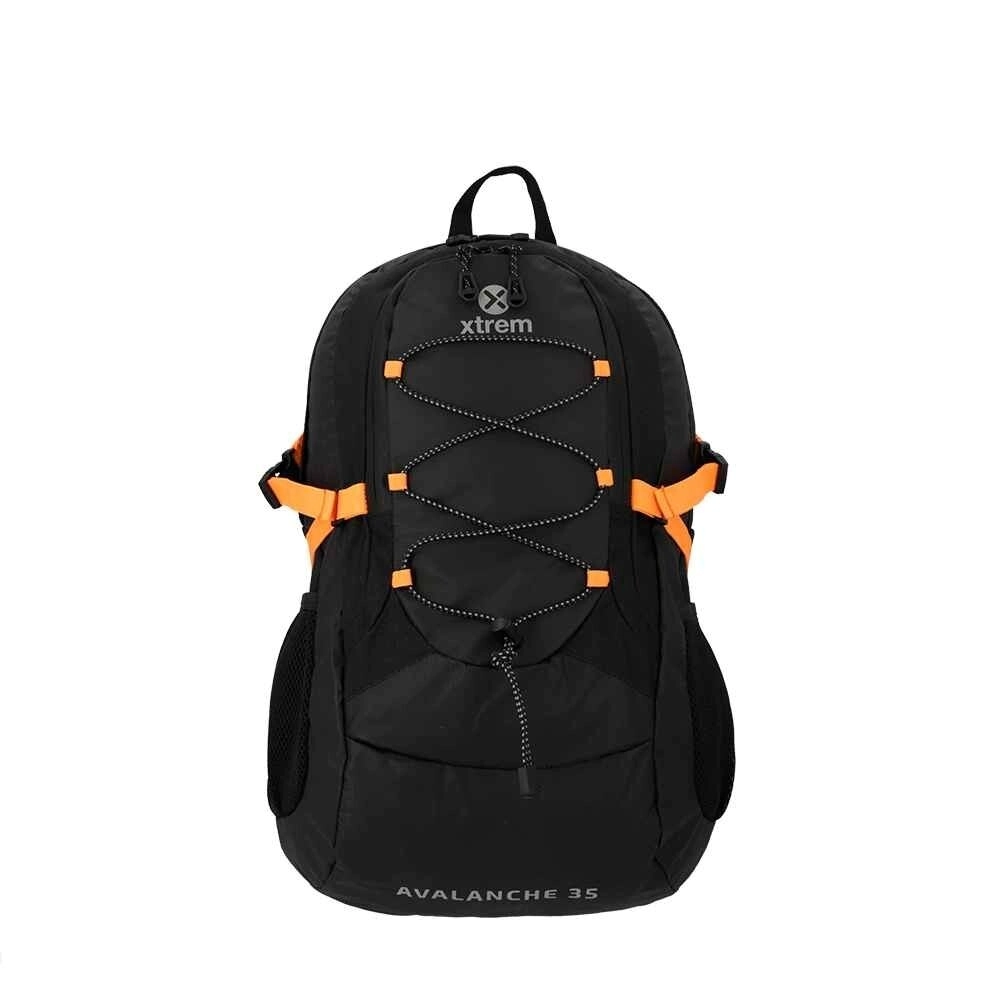MOCHILA OUTDOOR AVALANCHE  BLACK/ORANGE XTREM