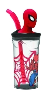 VASO CON FIGURINE SPIDERMAN 360ML