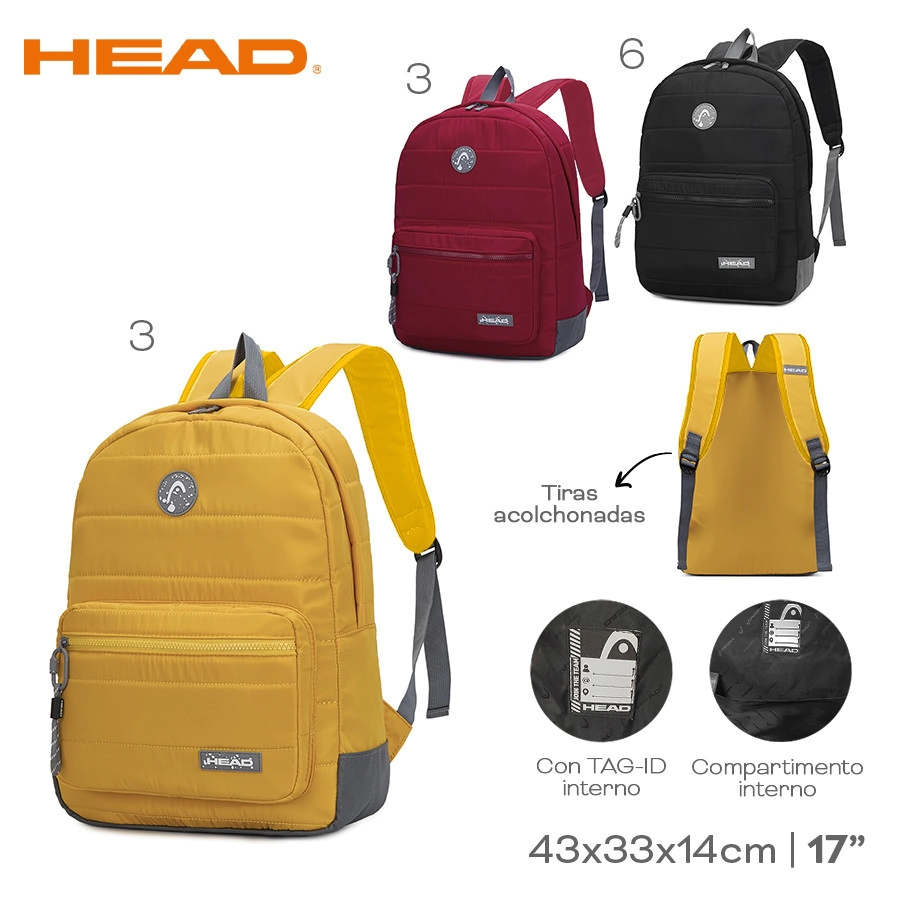 MOCHILA HEAD BORDO