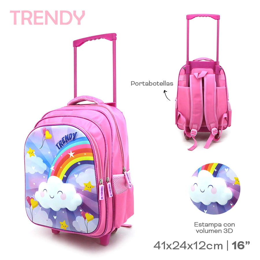 MOCHILA CARRO 16" TRENDY