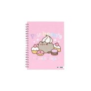CUADERNO 16x21 ESPIRAL T/D 80HJS PUSHEEN MOOVING