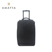 BOLSO CON CARRO PLEGABLE AMAYRA 21" NEGRO