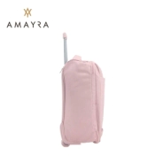 BOLSO CON CARRO PLEGABLE AMAYRA 21" ROSA