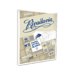 REPUESTO RIVADAVIA N�3 96Hjs CUADR. EXTRA BLANCO