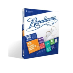 REPUESTO RIVADAVIA N�3 288Hjs RAYADAS C/ BANDA BLANCO MATE FRACCIONADAS