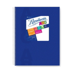 CUADERNO RIVADAVIA ABC 21x27 AZUL - 60 Hjs Rayadas