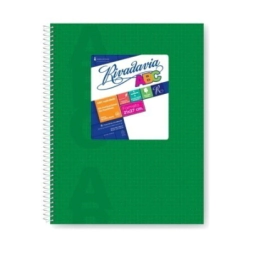 CUADERNO RIVADAVIA ABC 21x27 VERDE - 60 Hjs Rayadas