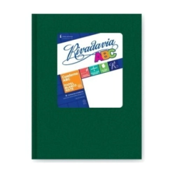 CUADERNO ABC ARA�A 19x23,5 RIVADAVIA T/D VERDE - 98 Hjs Rayadas