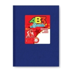 CUADERNO LAPRIDA AB3 19x23 T/D ARA�A AZUL 98 Hjs CUADRICULADAS