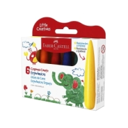 CRAYONES ERGONÓMICOS COHETE/CONO x6 FABER-CASTELL
