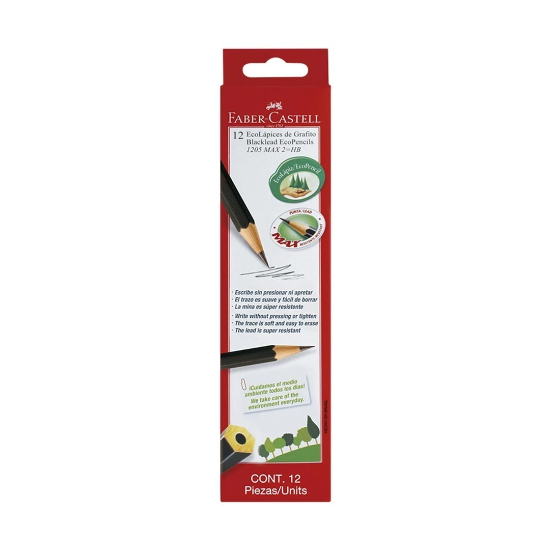 L�PIZ GRAFITO ECO FABER-CASTELL (PRECIO x12 UNID)