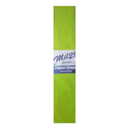 PAPEL CREPE VERDE CLARO 50x200 CM (SOLO x10 UNIDADES)