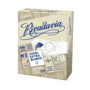 REPUESTO RIVADAVIA CL�SICO N�3 - 480Hjs CUADRICULADAS