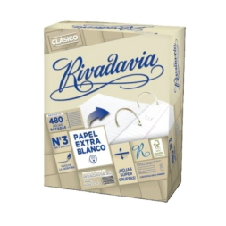 REPUESTO RIVADAVIA CL�SICO N�3 - 480Hjs RAYADAS