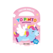 LIBRO PARA COLOREAR YO PINTO UNICORNIOS BABY BLUE