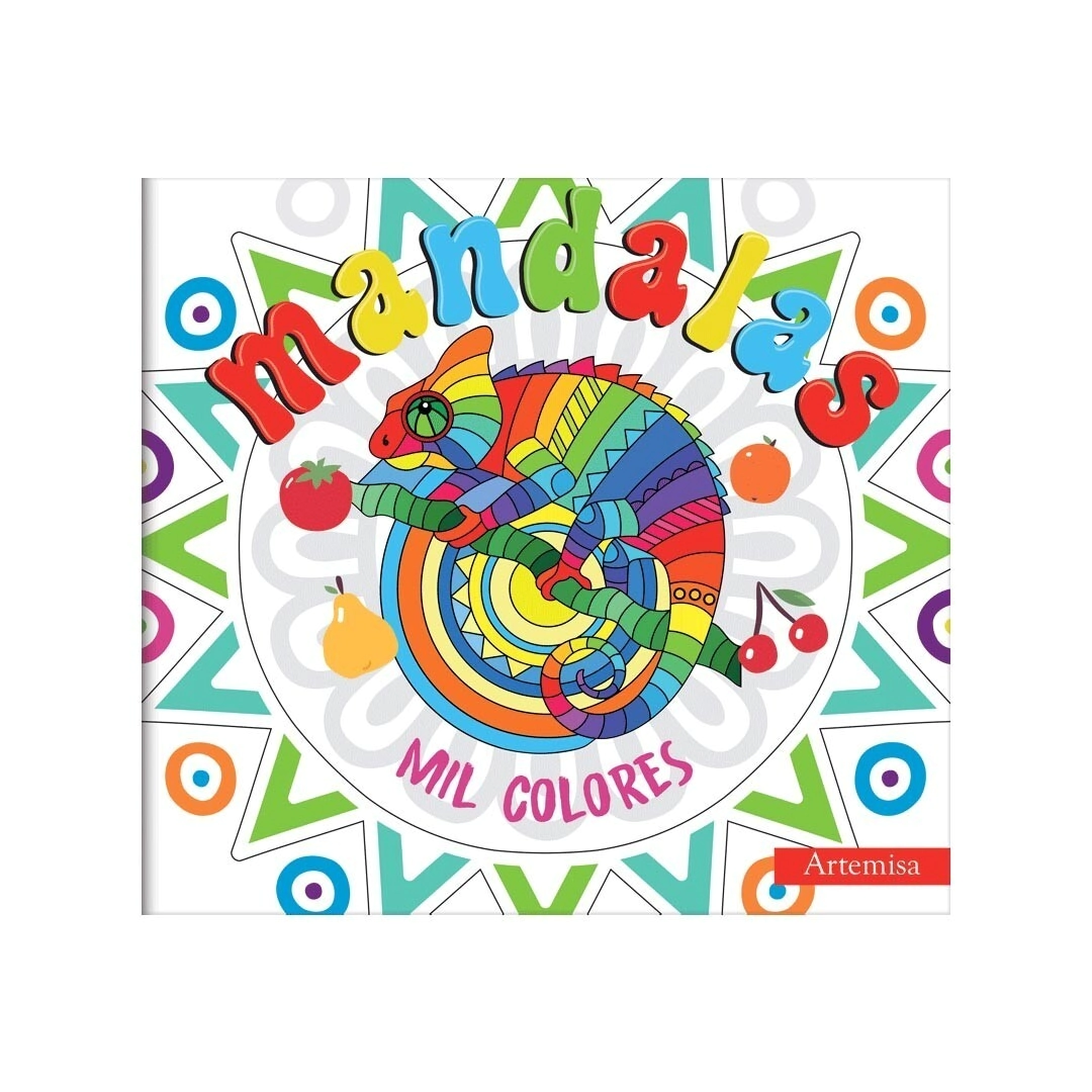 LIBRO PARA COLOREAR MANDALAS - IGUANA MIL COLORES